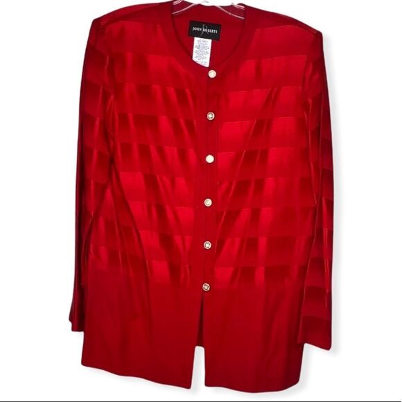 Vintage John Roberts Red‎ Suit Jacket - Picture 1 of 6